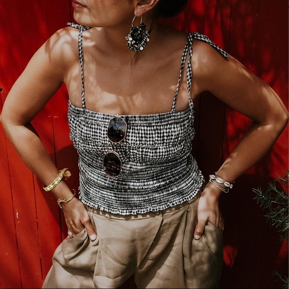 Zara Tops - Gingham top